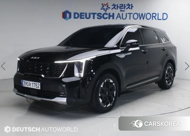 Kia The New Sorento 4th Generation 2023 Черный из Кореи
