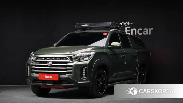 Ssangyong The New Rexton Sports Cannes 2021 Темно-зеленый из Кореи