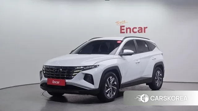 Hyundai Tucson Hybrid (NX4) 2023 Белый из Кореи