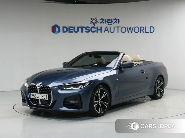 BMW 4 Series (G22) 2021 Синий из Кореи