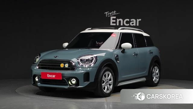 Mini Cooper Countryman 2022 Небесно-голубой из Кореи