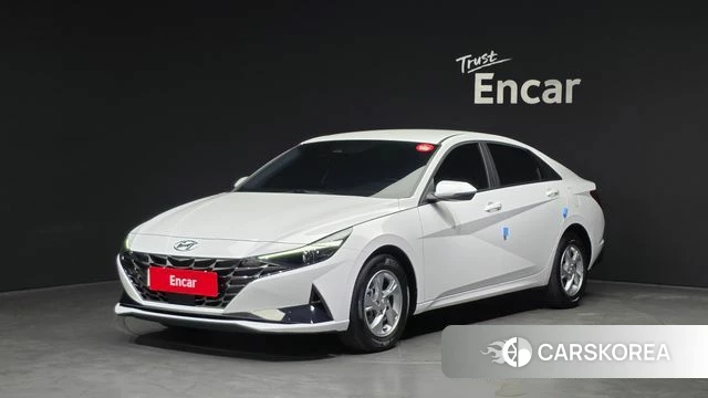 Hyundai Avante (CN7) 2023 Белый из Кореи