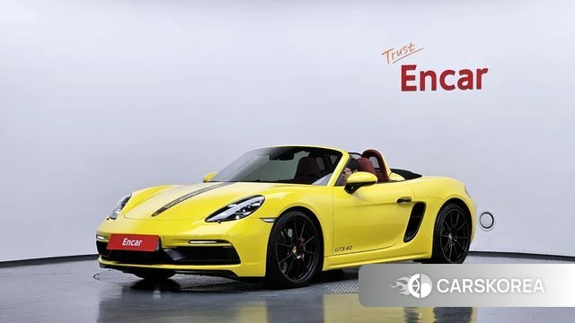 Porsche 718 Boxster 2024 Желтый из Кореи