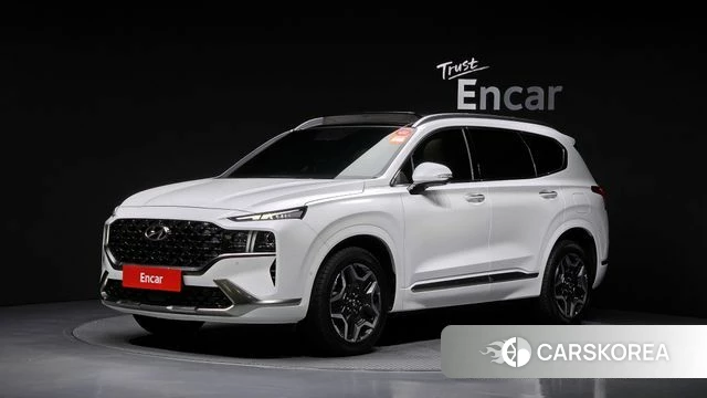 Hyundai The New Santa Fe 2022 Белый из Кореи