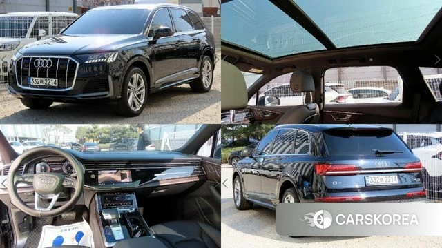 Audi Q7 (4M) 2021 Черный из Кореи