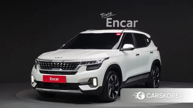 Kia Seltos 2022 Белый из Кореи