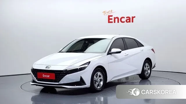 Hyundai Avante (CN7) 2022 Белый из Кореи