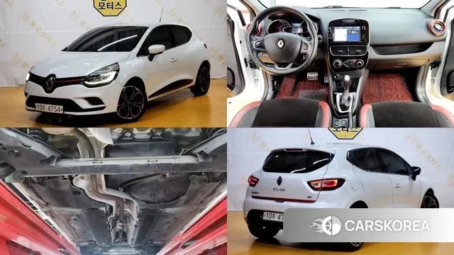 Renault Korea (Samsung) Clio 2018 Белый из Кореи