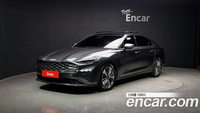 Kia K8 Hybrid 2022 Серый из Кореи