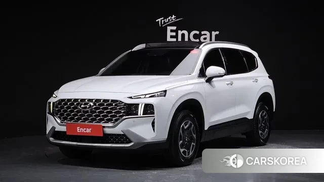 Hyundai The New Santa Fe 2021 Белый из Кореи