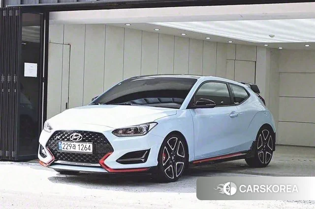 Hyundai Veloster (JS) 2021 Небесно-голубой из Кореи