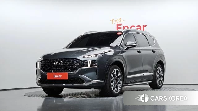 Hyundai The New Santa Fe 2023 Серый из Кореи
