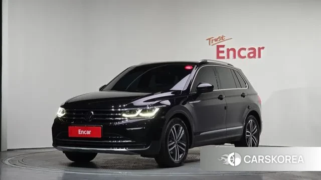 Volkswagen Tiguan second Generation 2023 Черный из Кореи