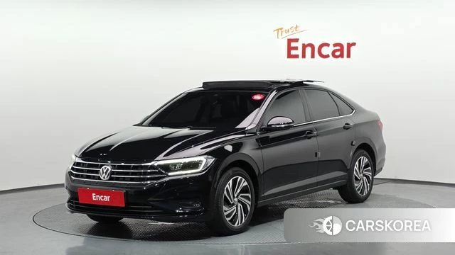 Volkswagen 7th Generation of Jetta 2021 Черный из Кореи