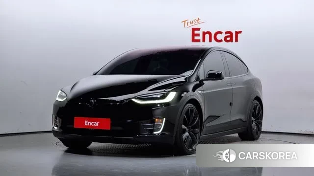 Tesla Model X 2019 Черный из Кореи