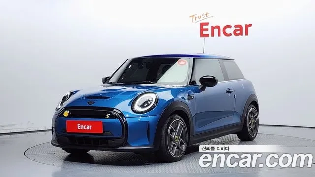 Mini Cooper Electric 2022 Синий из Кореи