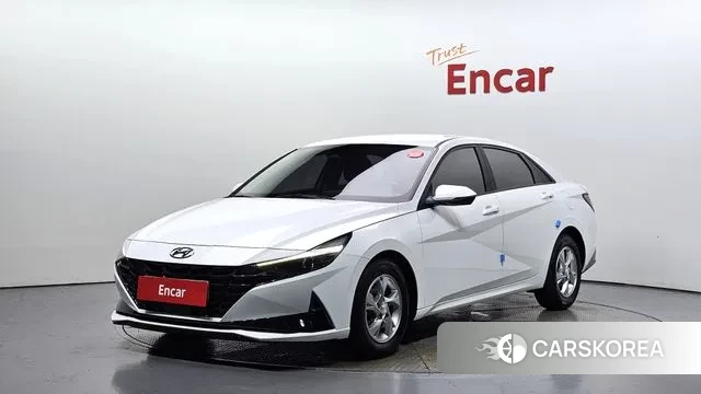 Hyundai Avante (CN7) 2021 Белый из Кореи