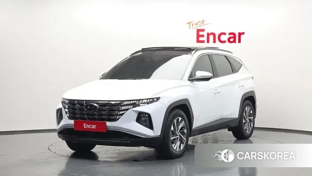 Hyundai Tucson Hybrid (NX4) 2021 Белый из Кореи