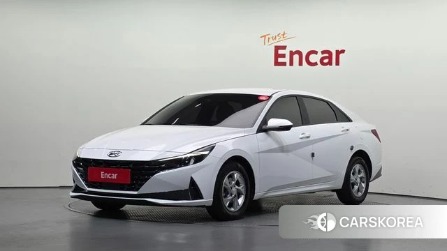 Hyundai Avante (CN7) 2020 Белый из Кореи