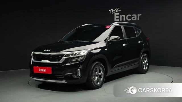 Kia Seltos 2022 Черный из Кореи