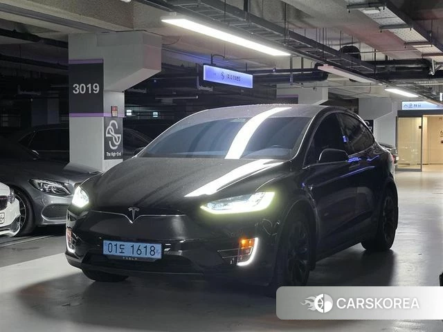 Tesla Model X 2019 Черный из Кореи