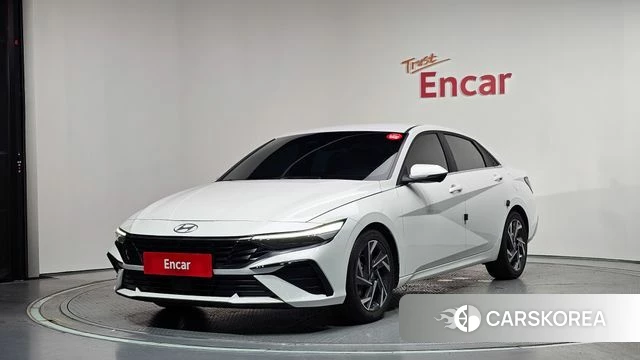 Hyundai The New Avante (CN7) 2023 Белый из Кореи