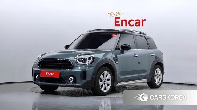 Mini Cooper Countryman 2021 Небесно-голубой из Кореи