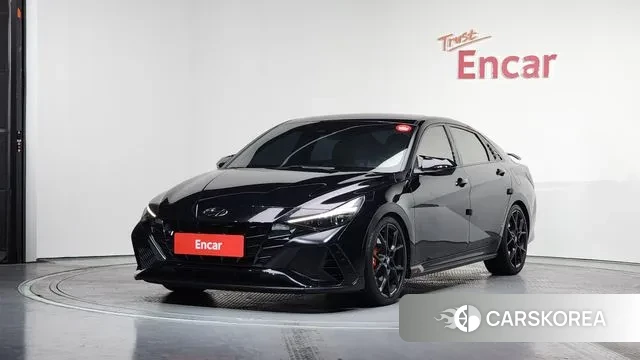 Hyundai Avante (CN7) 2022 Черный из Кореи