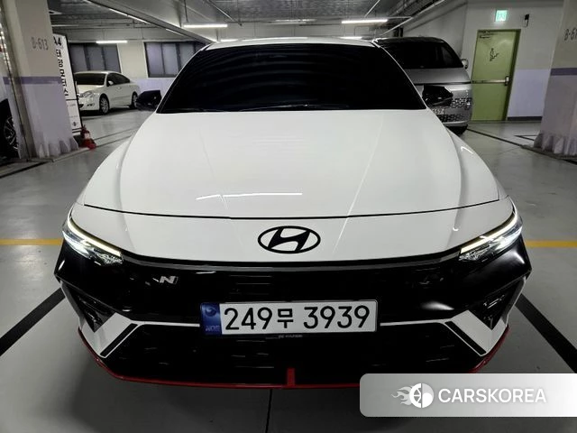 Hyundai The New Avante (CN7) 2025 Белый из Кореи