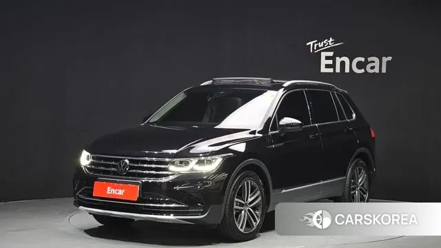 Volkswagen Tiguan second Generation 2024 Черный из Кореи