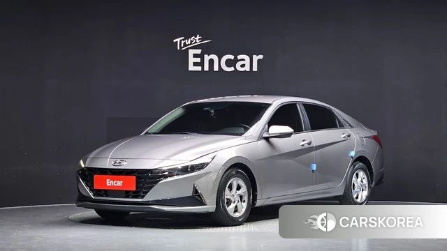 Hyundai Avante (CN7) 2021 Серебристо-серый из Кореи