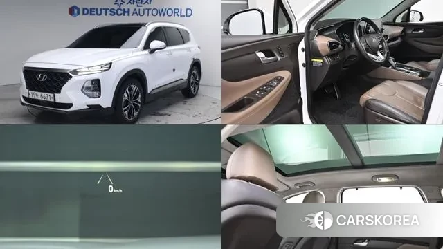 Hyundai Santa Fe TM 2018 Белый из Кореи