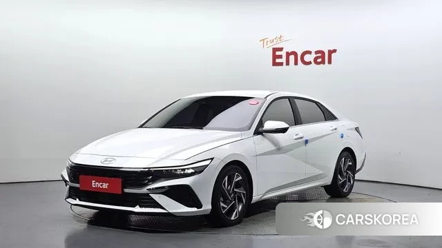 Hyundai The New Avante (CN7) 2023 Белый из Кореи