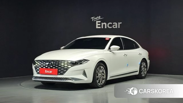 Hyundai The New Grandeur IG Hybrid 2021 Белый из Кореи