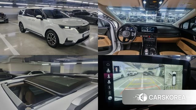 Kia Carnival 4th generation 2021 Белый из Кореи