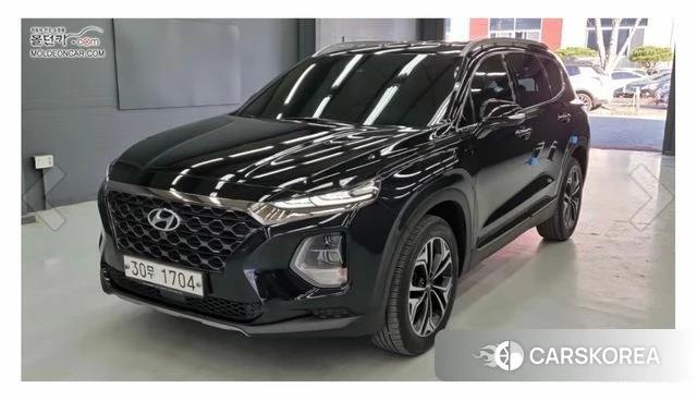 Hyundai Santa Fe TM 2018 Черный из Кореи