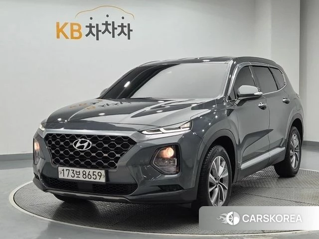 Hyundai Santa Fe TM 2020 Серый из Кореи