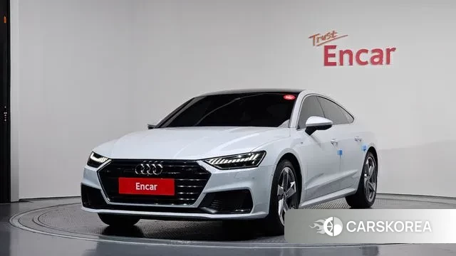 Audi A7 (4K) 2022 Белый из Кореи