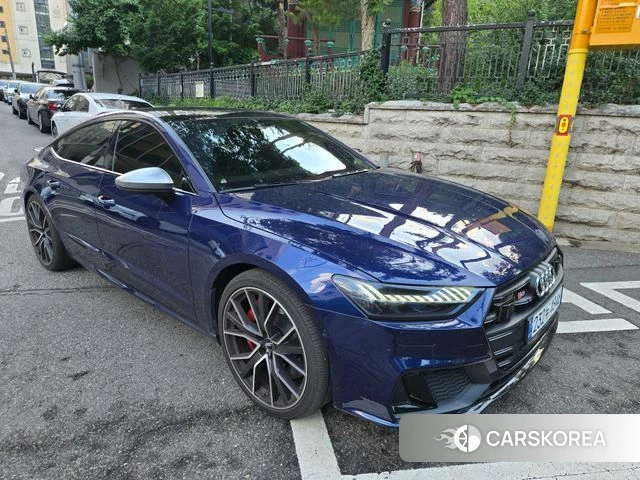 Audi S7 (4K) 2021 Синий из Кореи