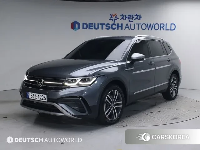 Volkswagen Tiguan Allspace 2023 Серый из Кореи