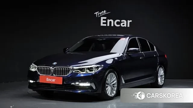 BMW 5 Series (G30) 2018 Синий из Кореи