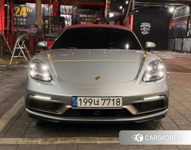 Porsche 718 Boxster 2022 Серебряный из Кореи
