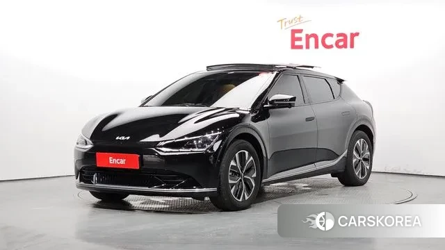Kia EV6 2023 Черный из Кореи
