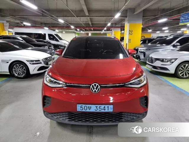 Volkswagen ID.4 2023 Красный из Кореи
