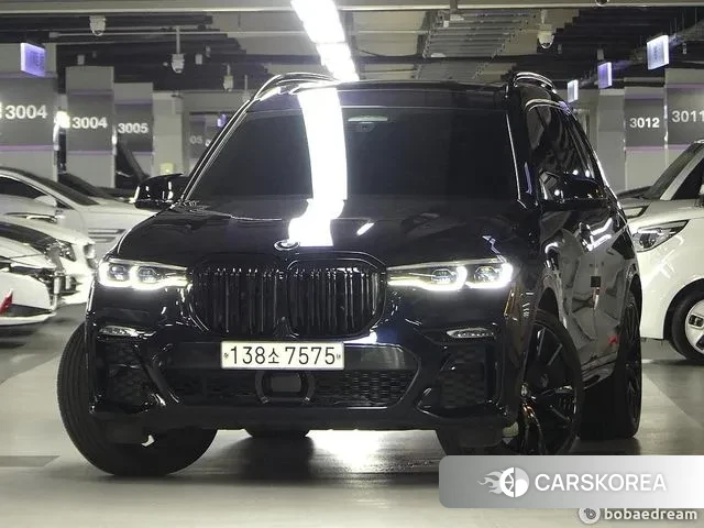 BMW X7 (G07) 2020 Черный из Кореи