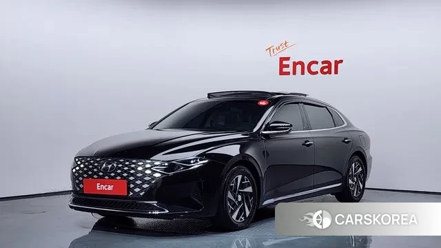 Hyundai The New Grandeur IG Hybrid 2020 Черный из Кореи