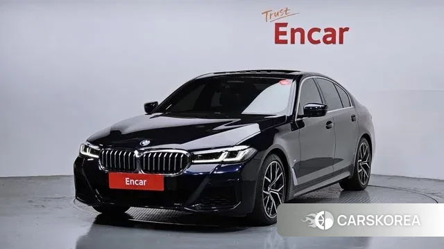 BMW 5 Series (G30) 2021 Синий из Кореи