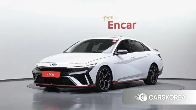 Hyundai The New Avante (CN7) 2023 Белый из Кореи