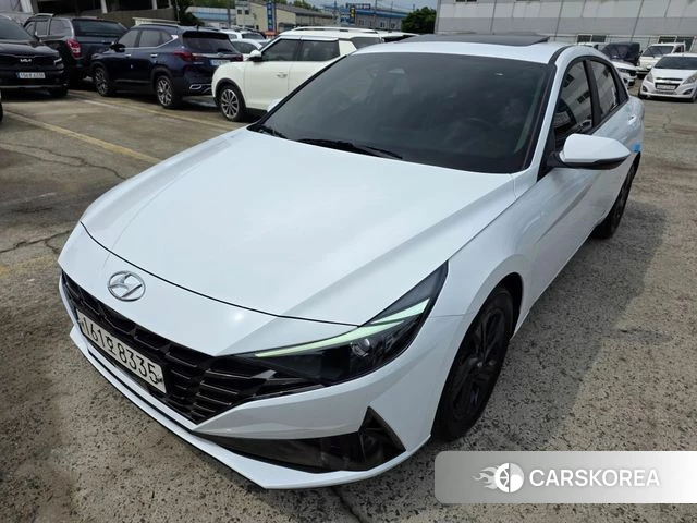 Hyundai Avante (CN7) 2022 Черный из Кореи