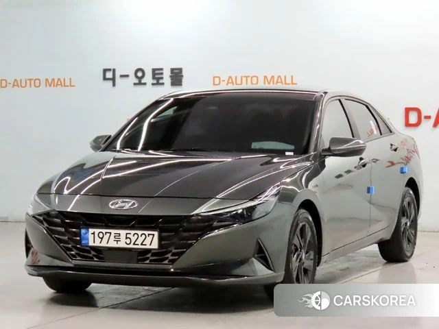 Hyundai Avante (CN7) 2022 Серый из Кореи